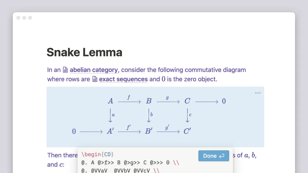 Math equations
