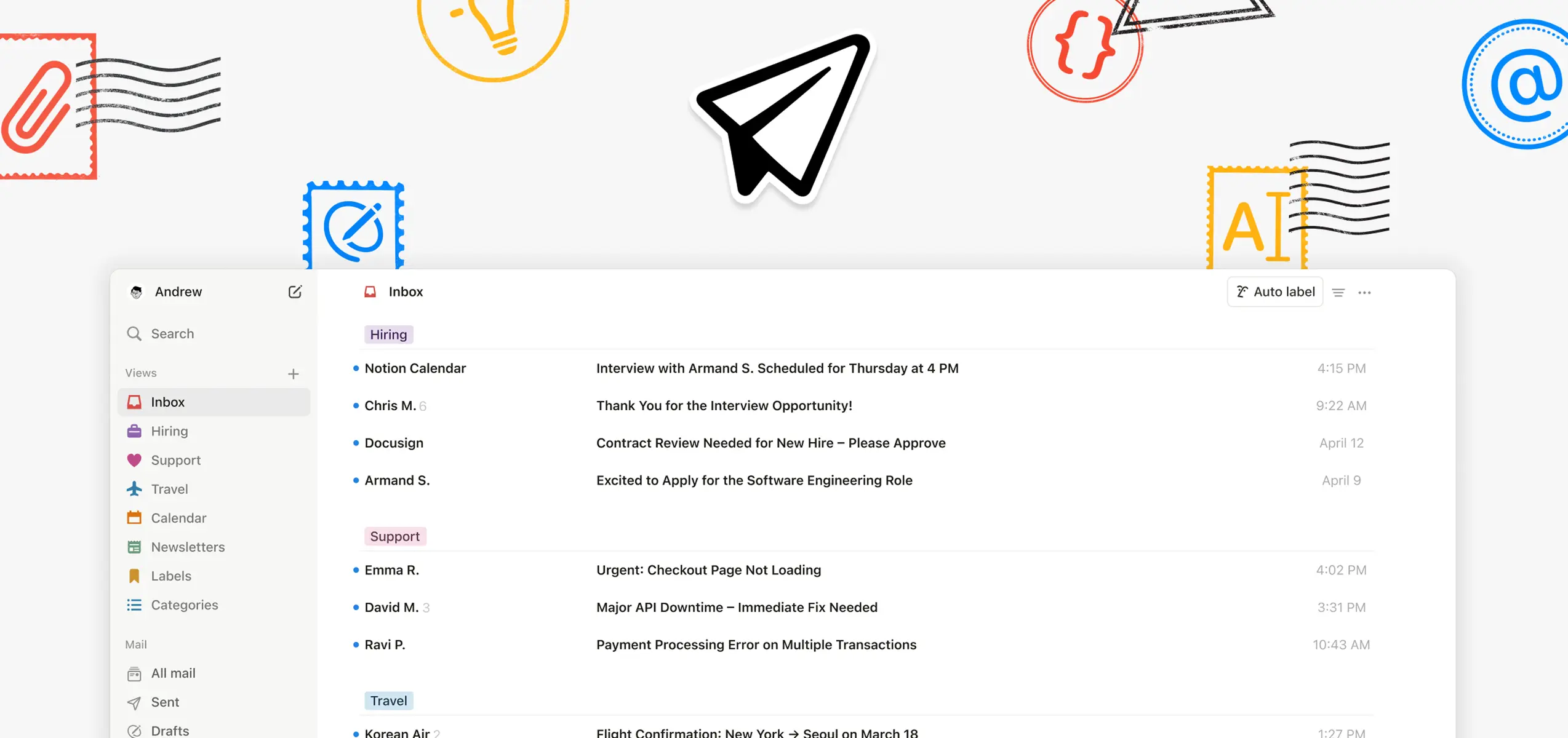 Notion Mail hero