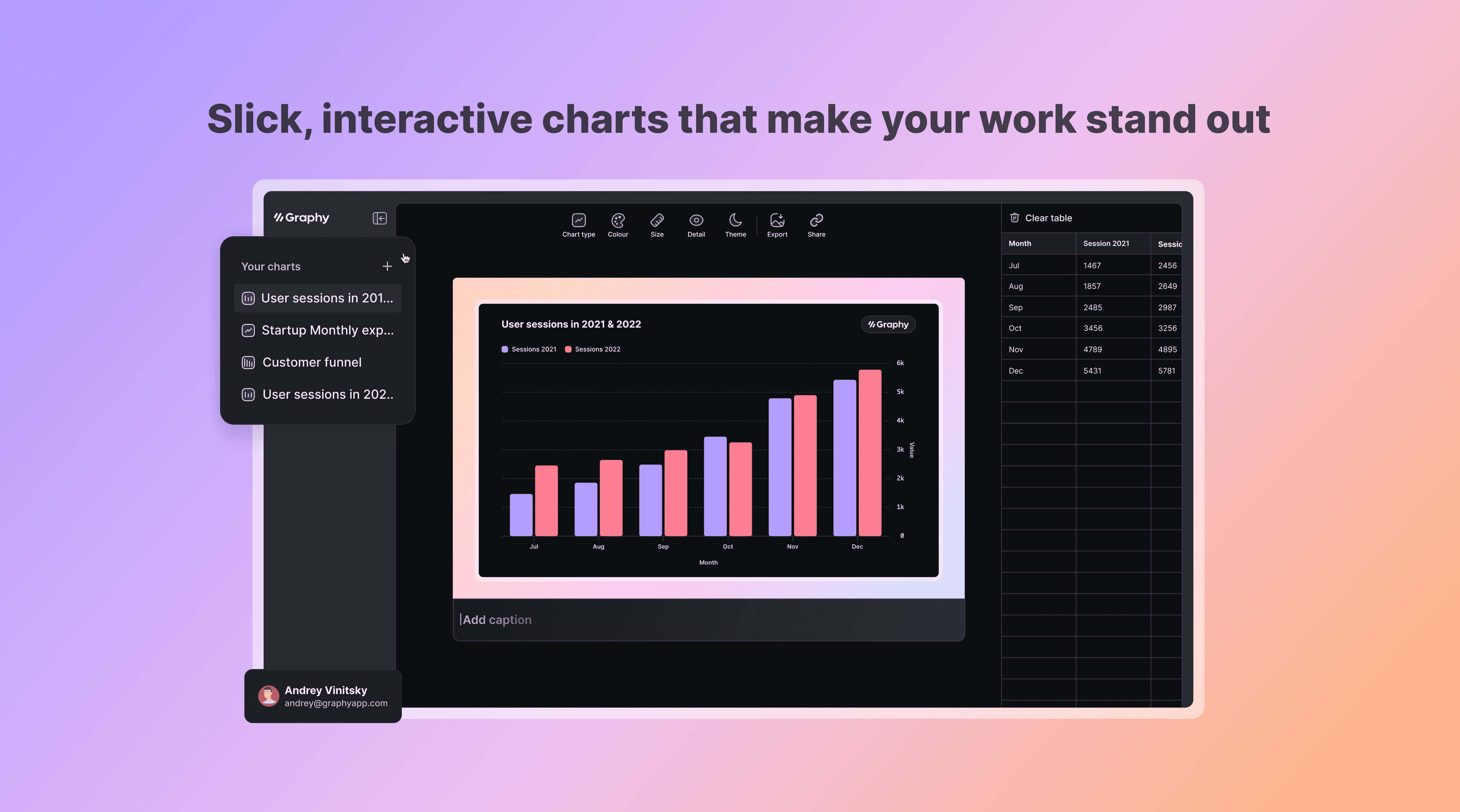 Embed interactive data visualizations into Notion pages