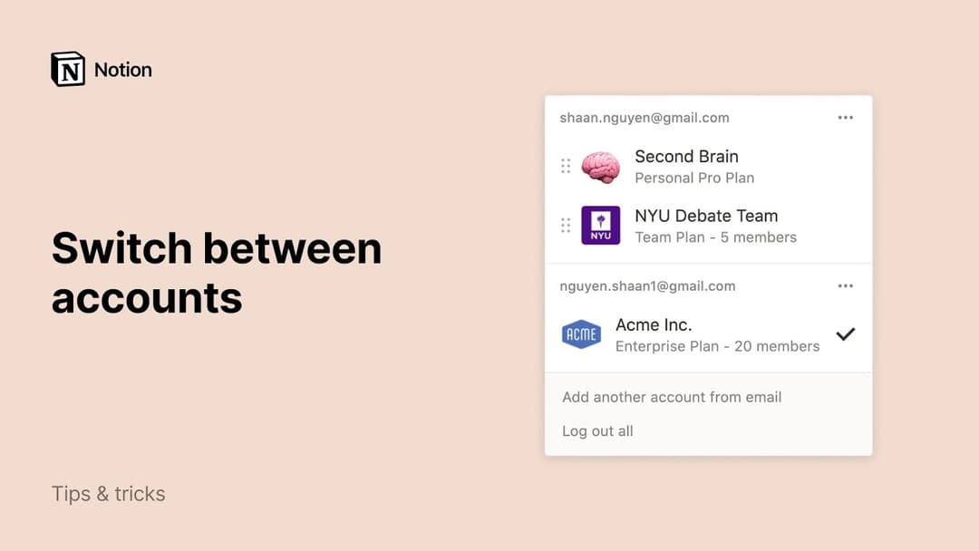 Create, join, & leave workspaces