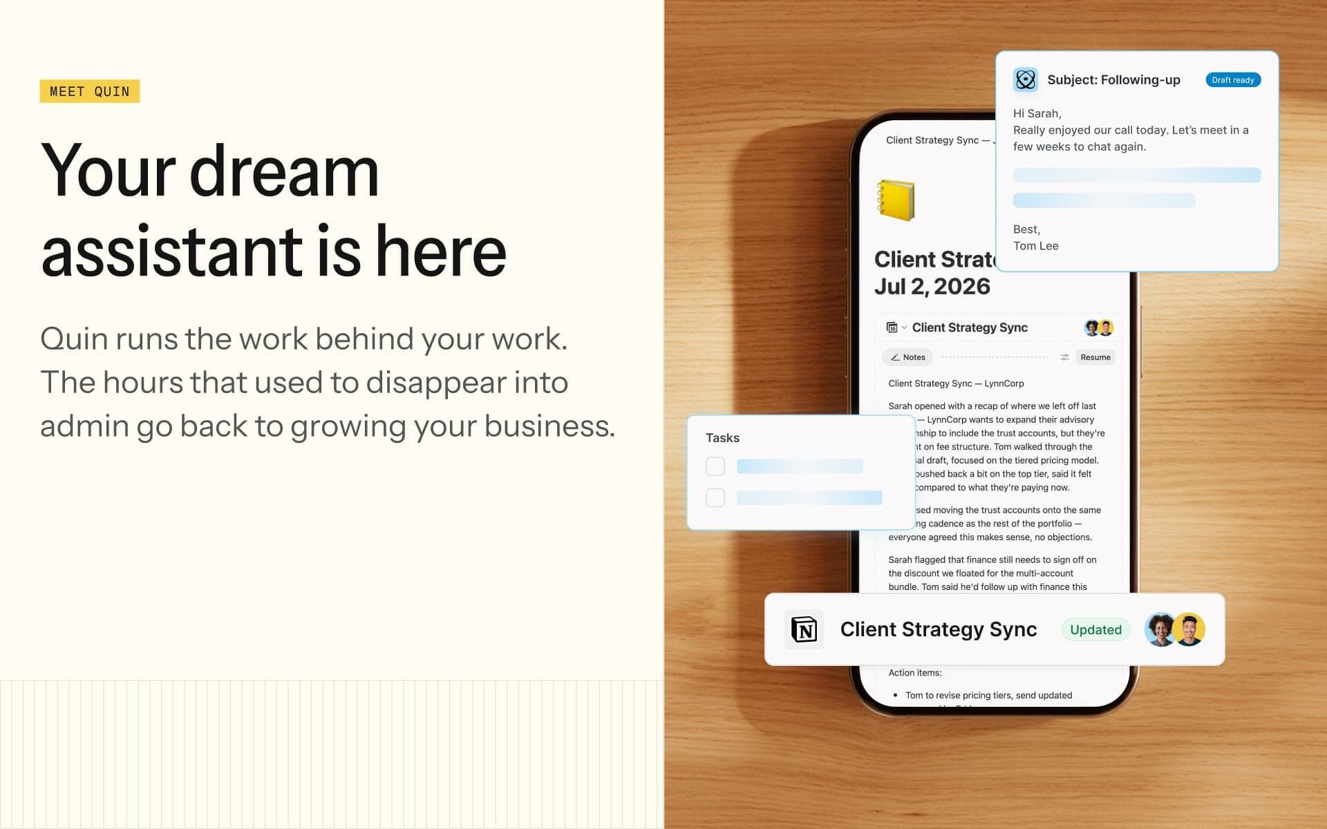 Meet your dream assistant