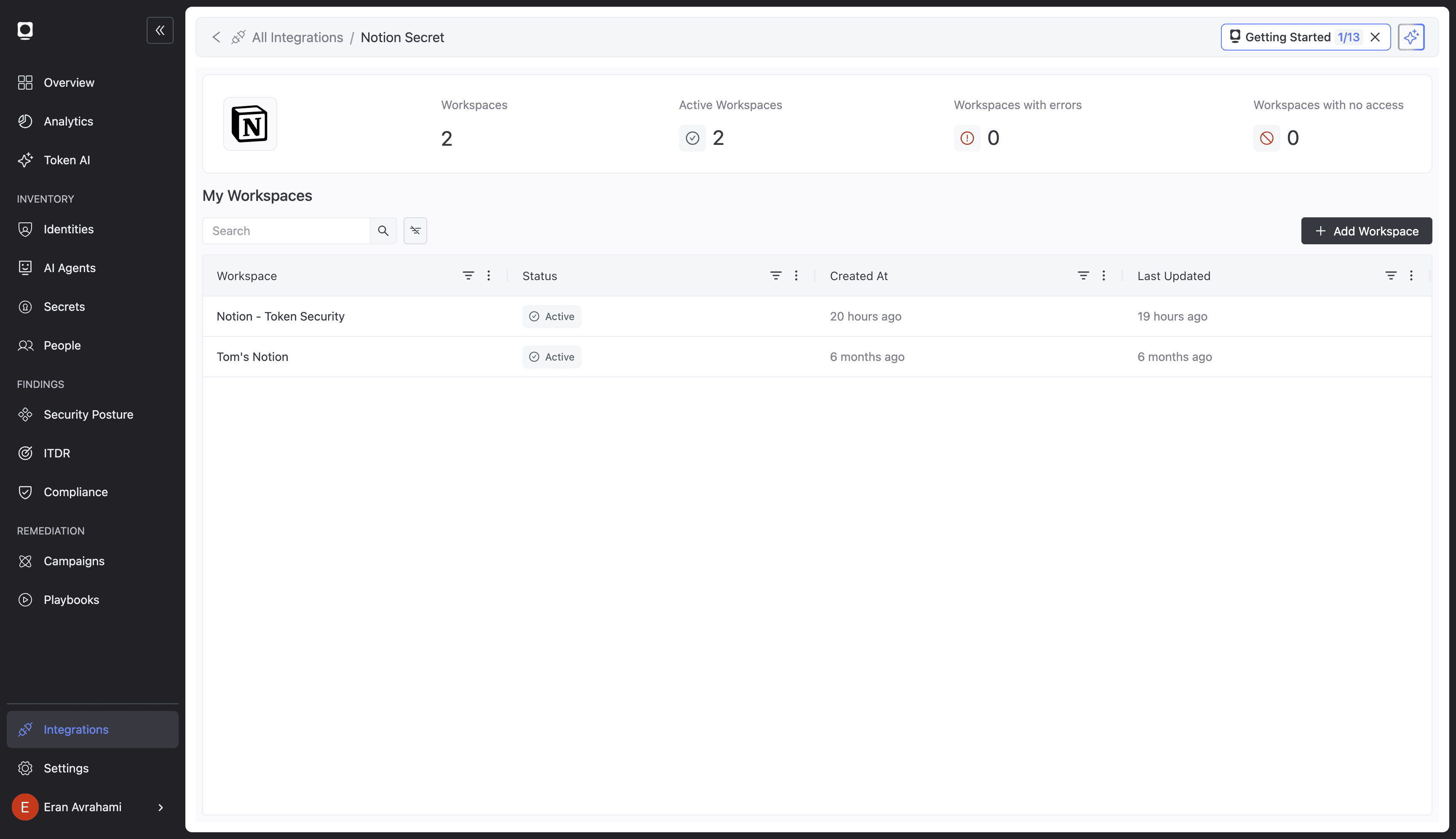 Find exposed secrets and credentials in your Notion workspace