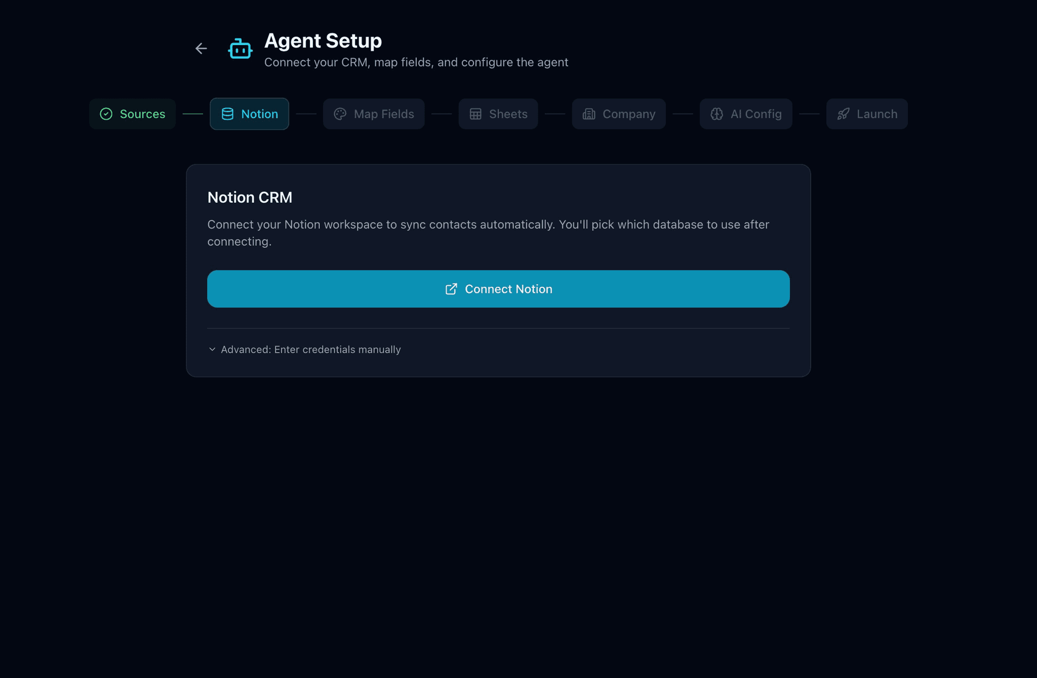 Connect your CRM to an automation agent