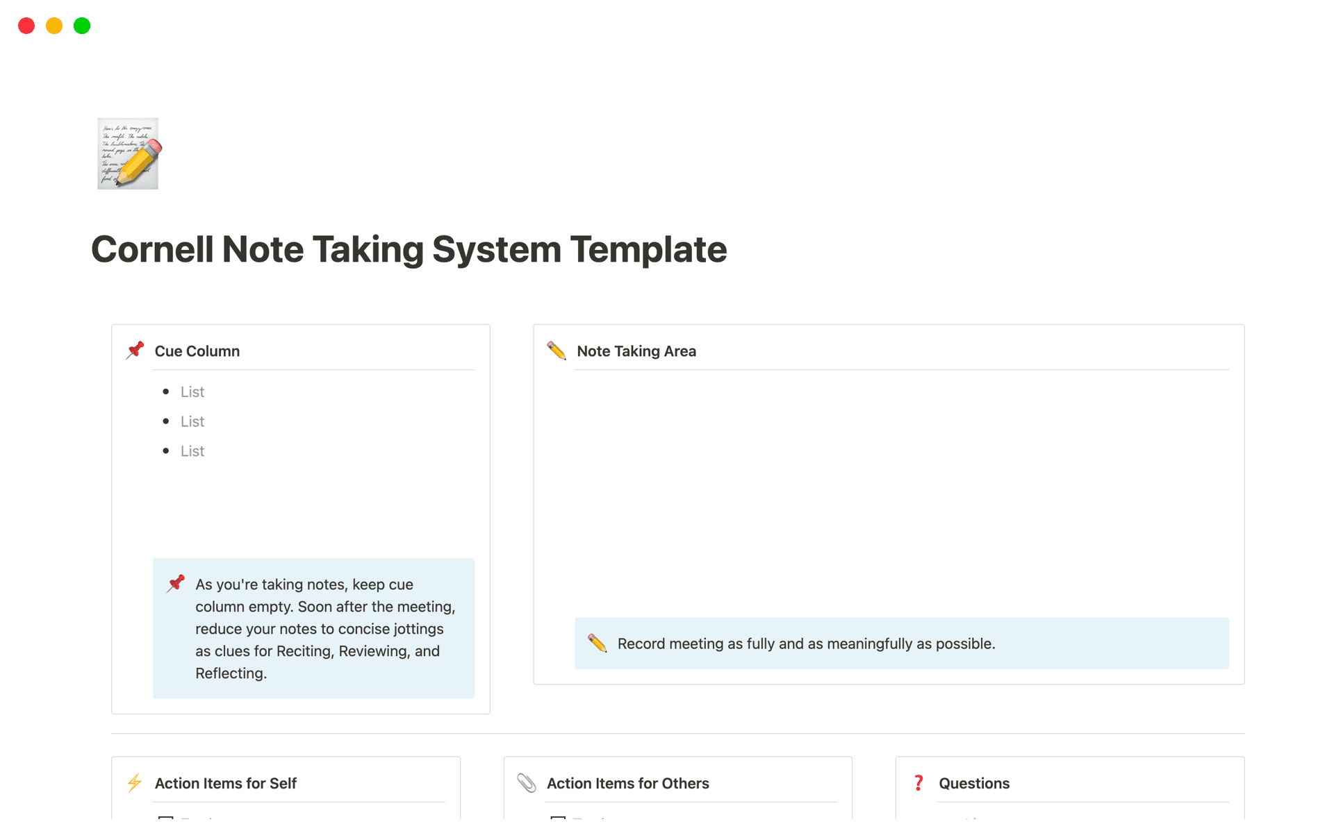 Screenshot of Top 10 Notes & Knowledge Templates in Notion collection by Notion